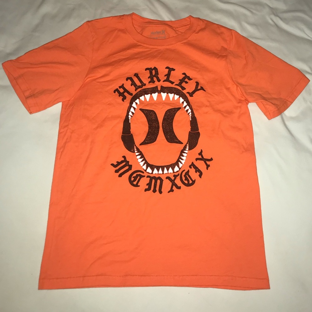 Kids Orange Hurley T-Shirt